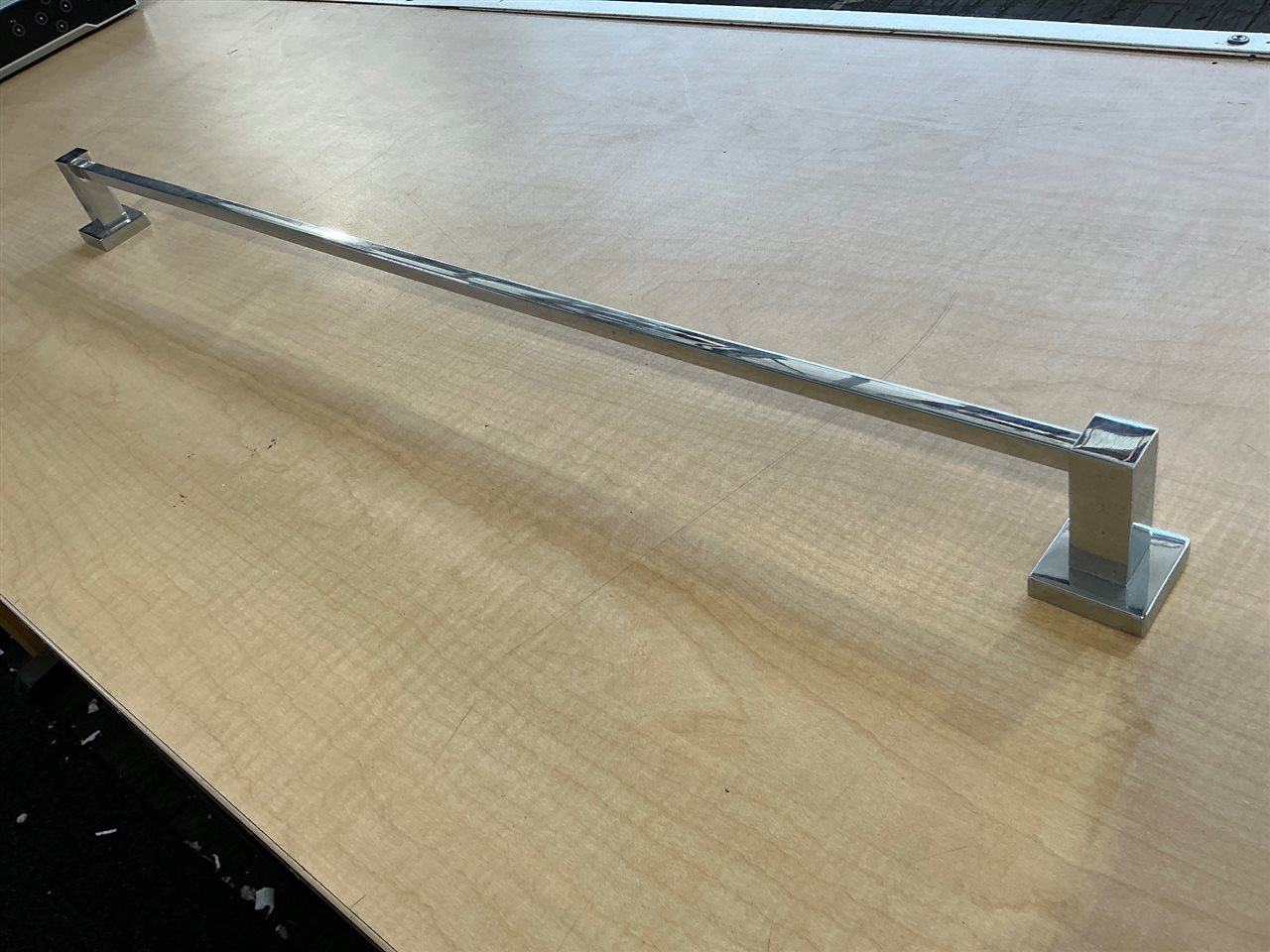 Chrome Single Towel Rail-750 mm