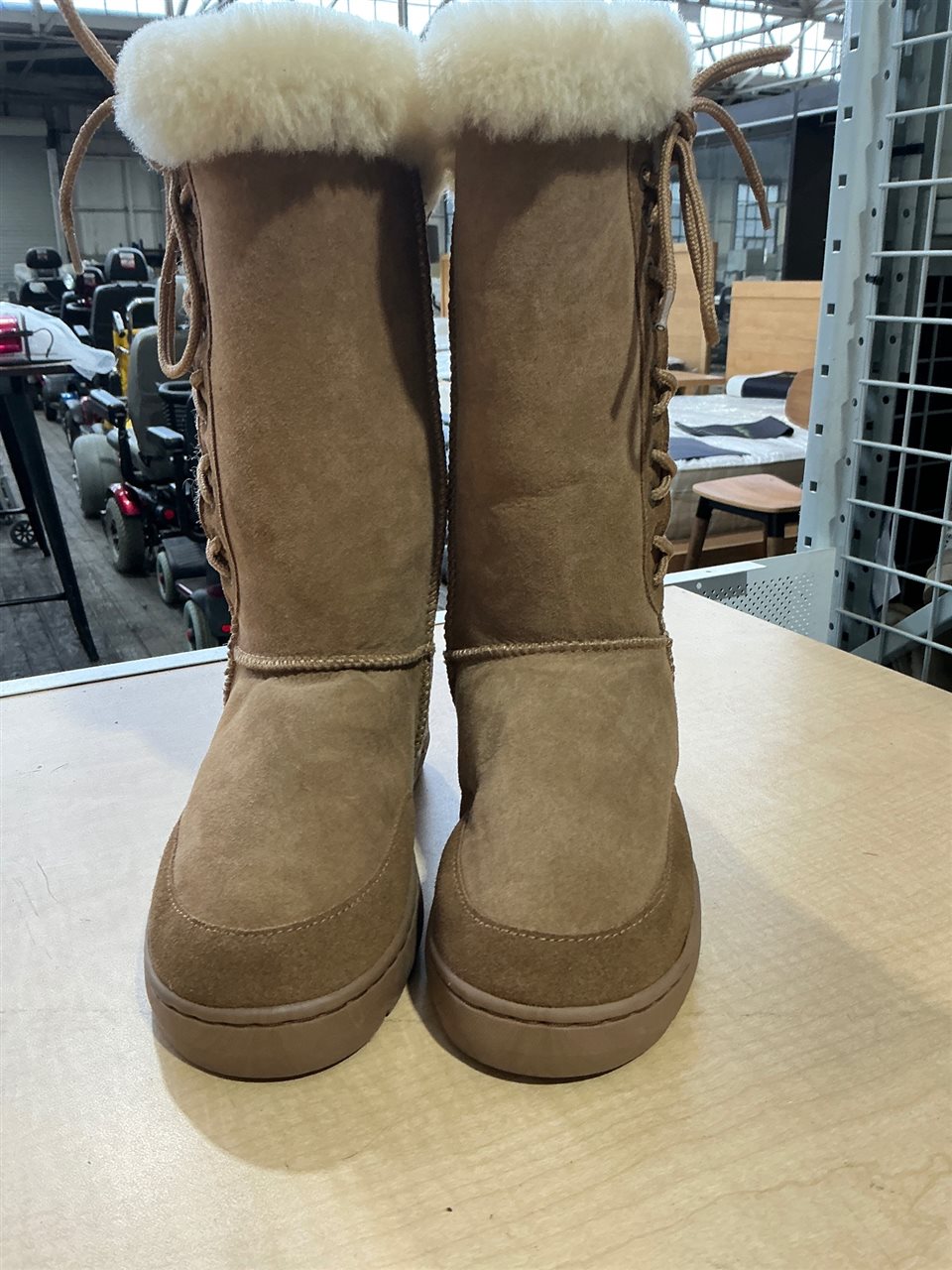 Aussie Land Ugg EUR36 Pull On with Side Laceup, Chestnut, EUR36, ENG3, 23cm