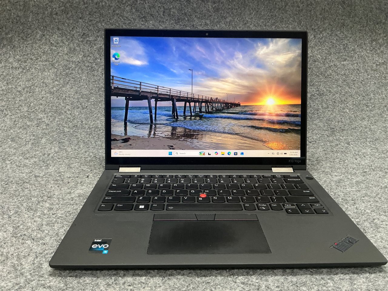 LENOVO 21AW0026AU ThinkPad X13 Yoga Gen 3 - Intel Core i5-1235U, 16 GB RAM, 512GB NVMe SSD with Adapter