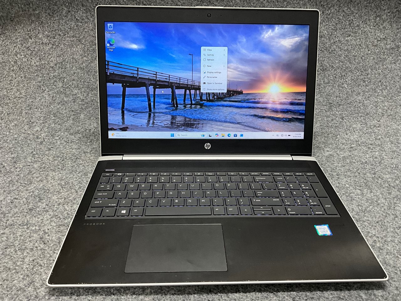 HP ProBook 450 G5 - Intel Core i5-8250U CPU, 8 GB RAM, 500GB HDD with Adapter