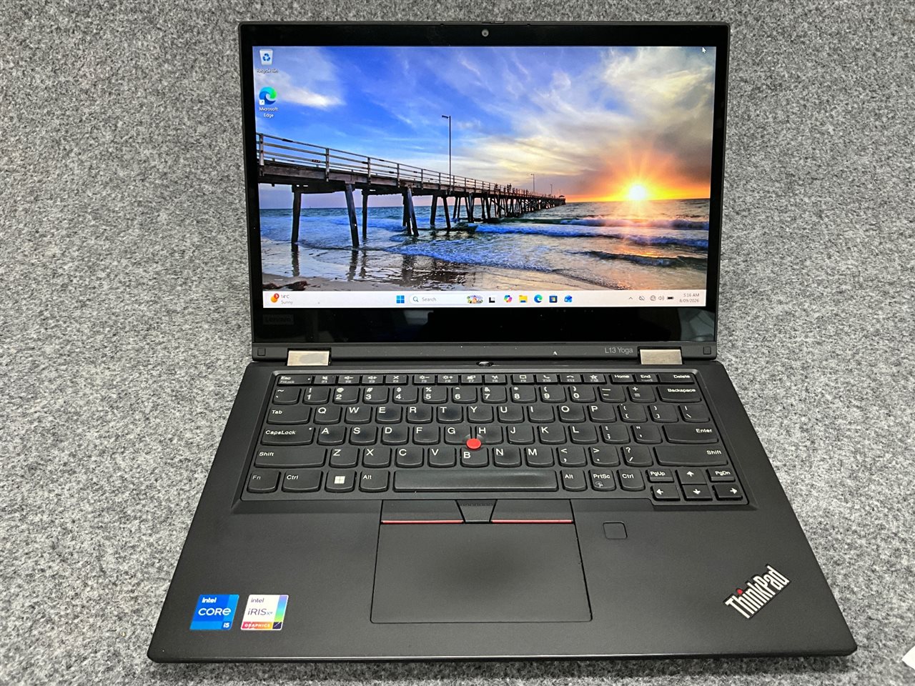 LENOVO 20VKCTO1WW ThinkPad L13 Yoga Gen 2 - Intel Core i5-1135G7, 16 GB RAM, 256GB NVMe SSD with Adapter