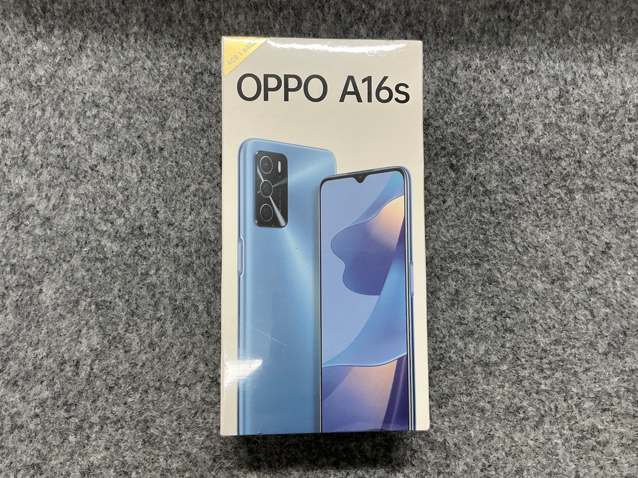 Oppo A16s, Smartphone Pearl Blue Brand New In Sealed Box, 4 GB RAM, 64GB Storage
