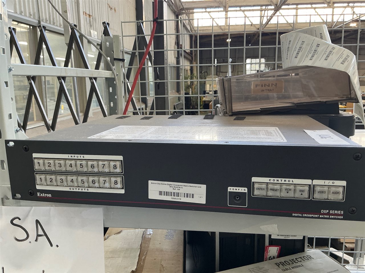 Extron Dxp Series Digital Crosspoint Matrix Switcher Unit Only Sold As Is