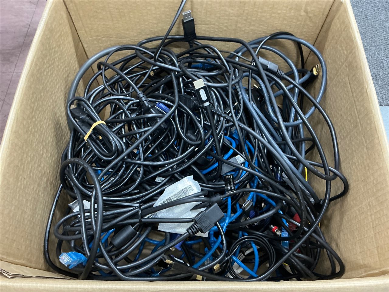 Large Quantity of Power, USB, Video Leads and Adapters, Refer Photos