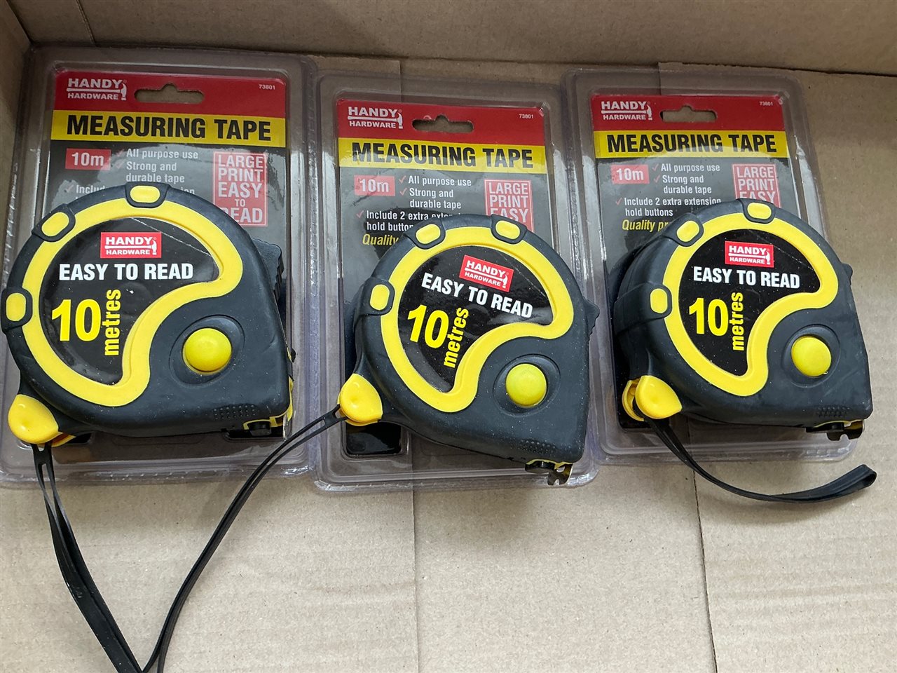 Measuring Tape 10 Metre - Quantity of  3