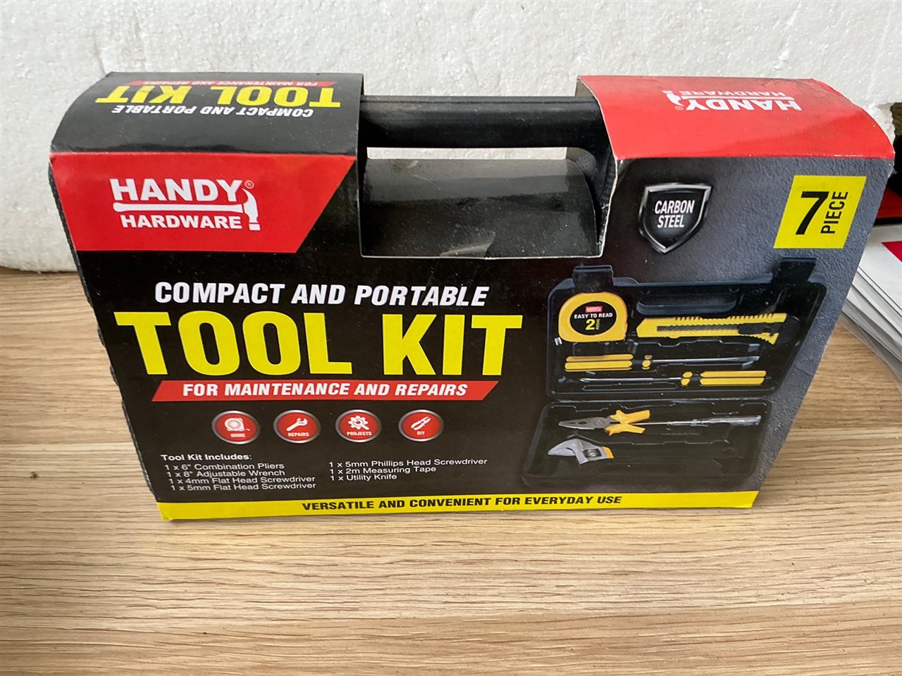 Compact Tool Kit -7  Piece - Sold Per Each