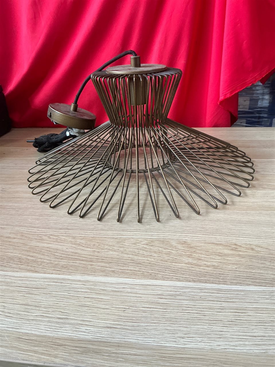 Lampshade Metal, Sold As Is, Not Tested