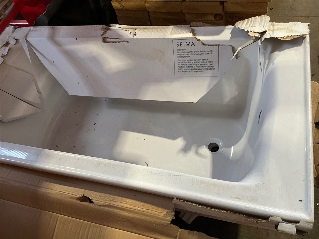 Insert Bath  Tub -Seima  Select O1 - 1525   mm