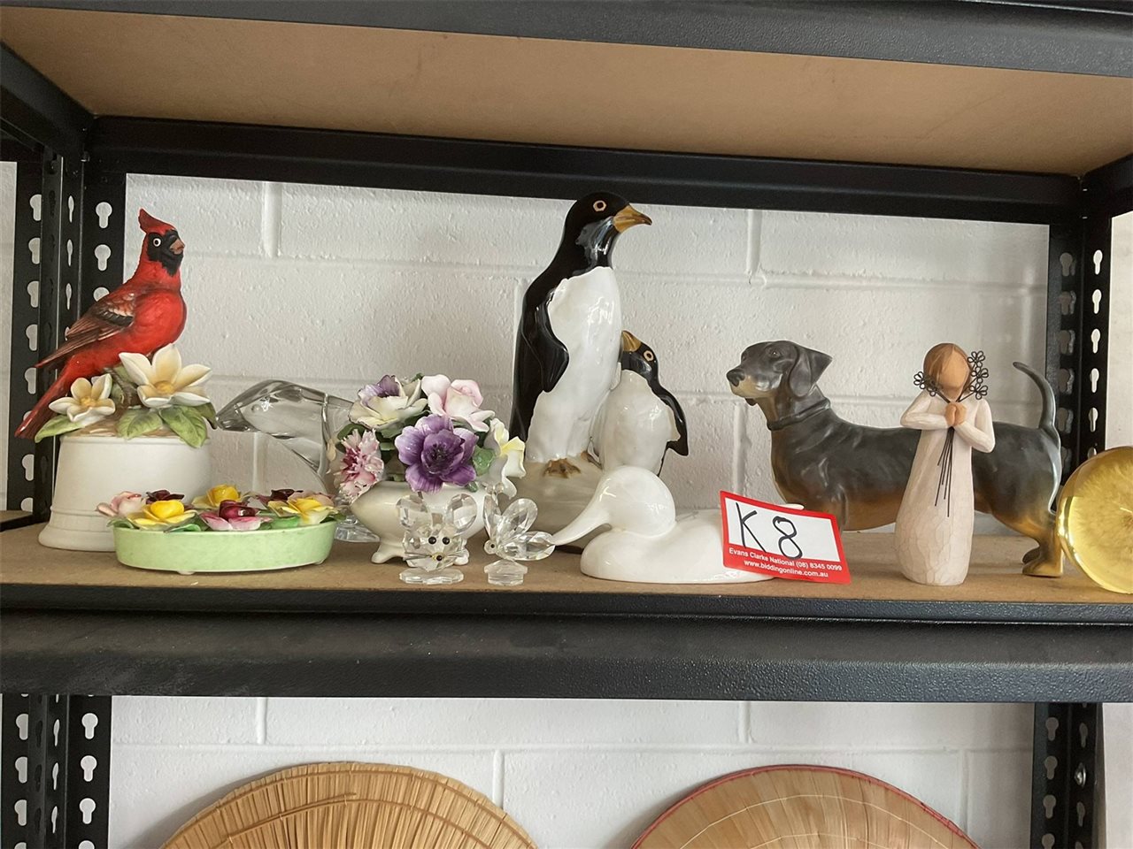 Assorted Ornaments, Dachshund, Angel, Penguins Etc
