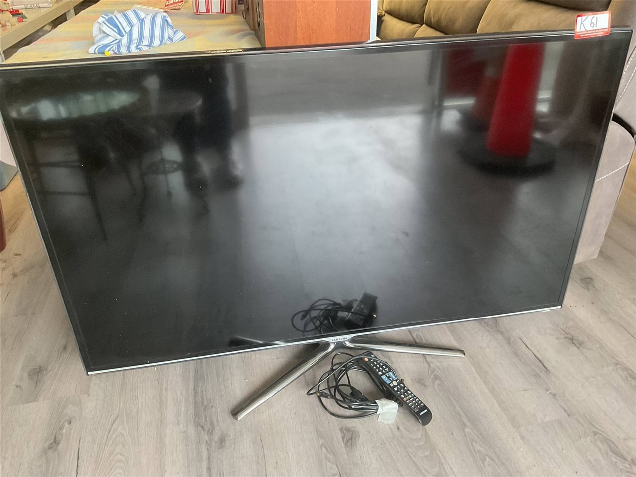 Samsung UA55ES6600 TV With Remote, Not Tested "Sold As Is"