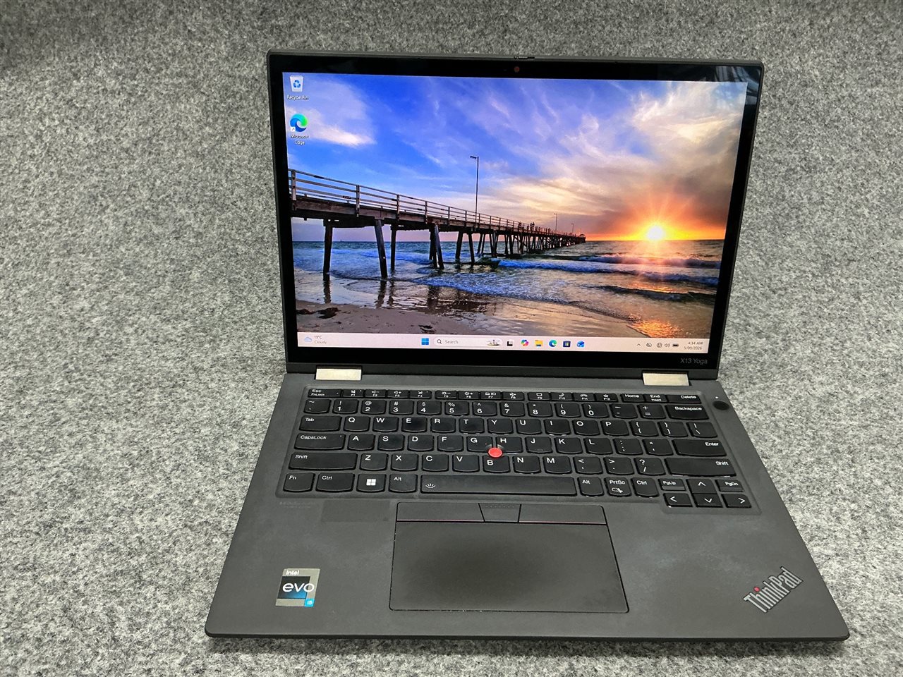 LENOVO 21AW0026AU ThinkPad X13 Yoga Gen 3 - Intel Core i5-1235U, 16 GB RAM, 512GB NVMe SSD with Adapter