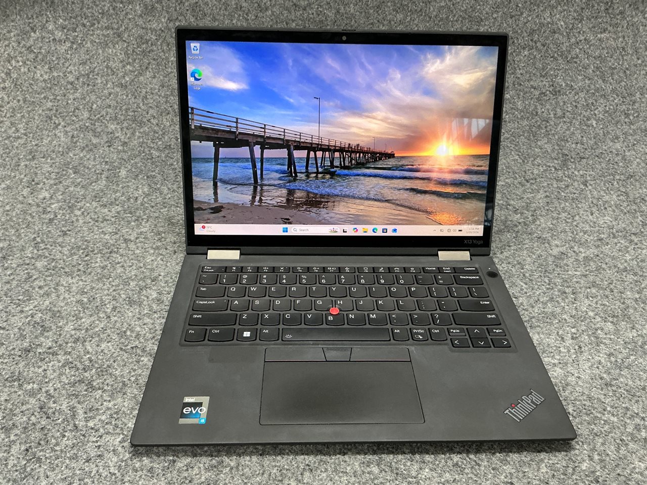 LENOVO 21AW0026AU ThinkPad X13 Yoga Gen 3 - Intel Core i5-1235U, 16 GB RAM, 512GB NVMe SSD with Adapter