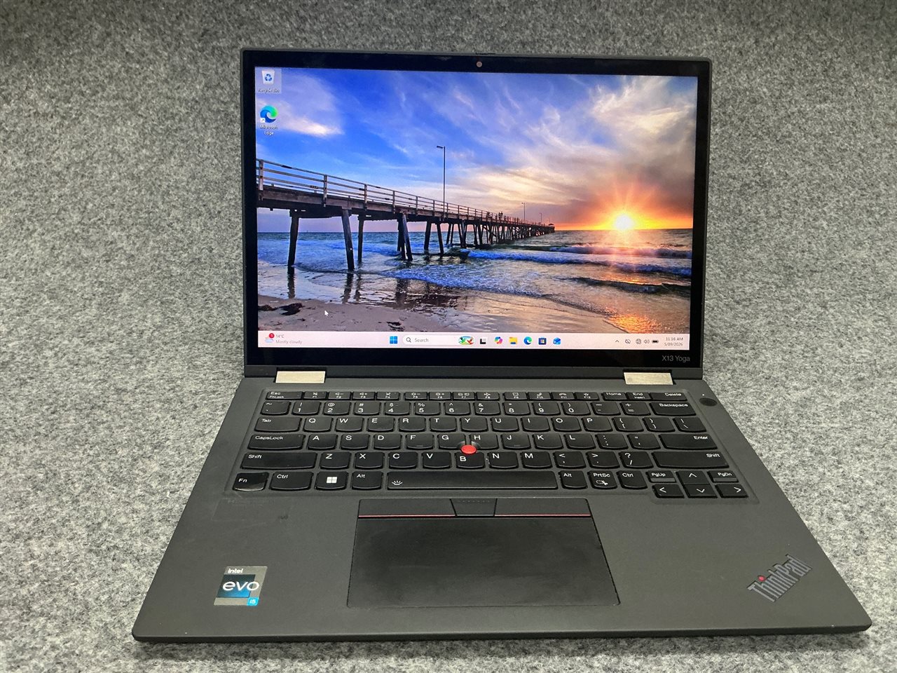LENOVO 21AW0026AU ThinkPad X13 Yoga Gen 3 - Intel Core i5-1235U, 16 GB RAM, 512GB NVMe SSD with Adapter
