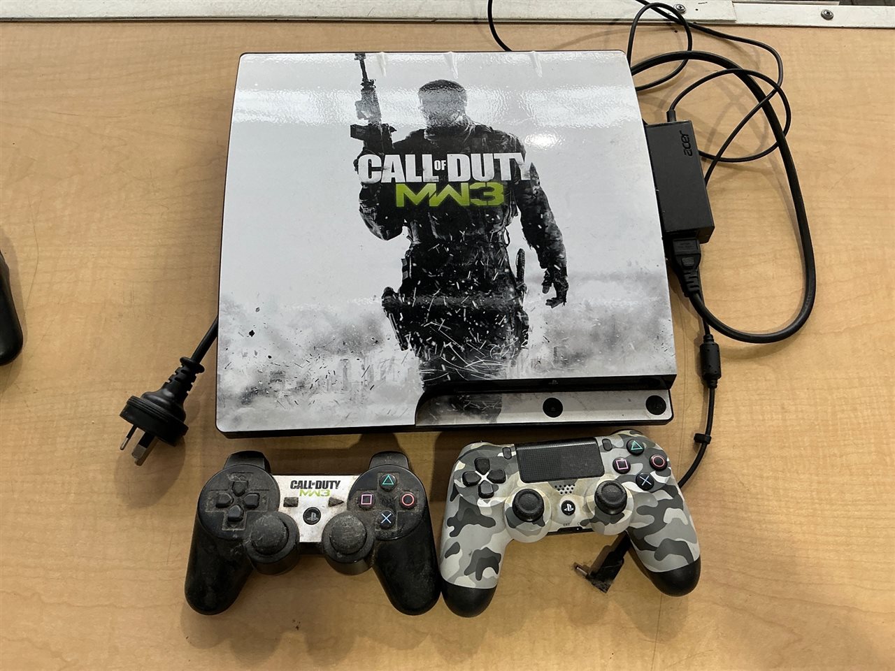 Sony PlayStation 3 Slim CECH-3002A Console with 2 Controllers