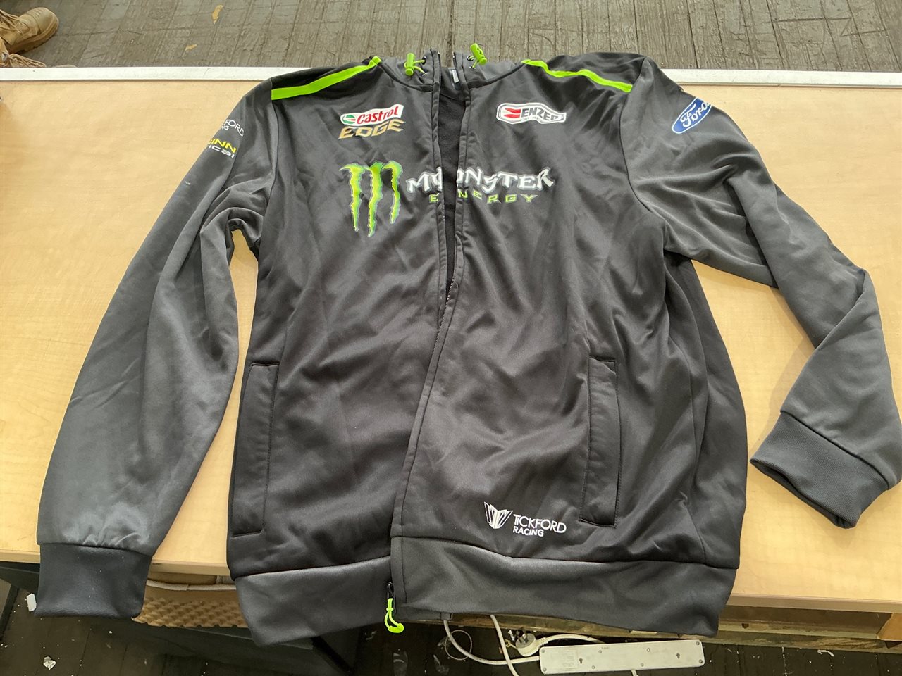 Monster Energy Tickford Racing Hooded Zip Jacket, Size L