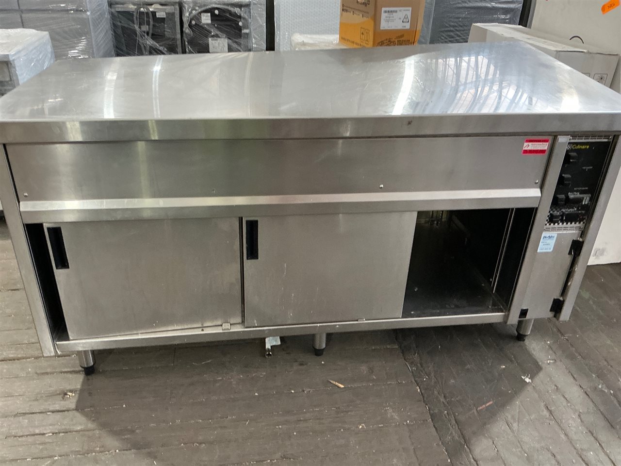 Culinaire U/C Bain Marie Hot Cupboard 5 Module, with Stainless Steel Lid