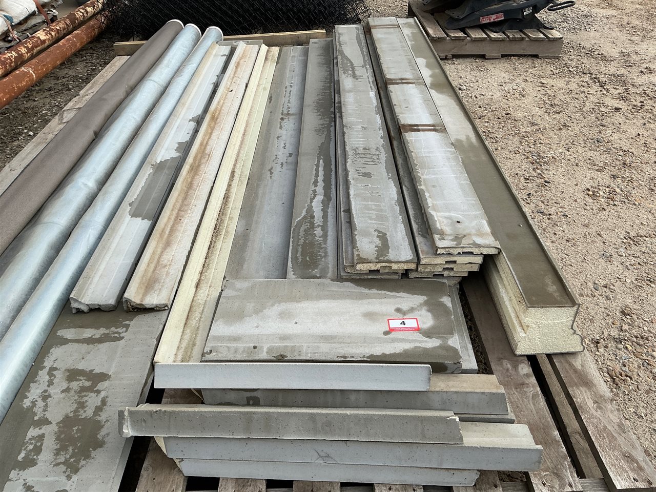 Quantity of Exterior Mouldiing - Decorative Cornice / Flat Window Treatments - Sold As 1 Lot   (Collect From Greenfields )