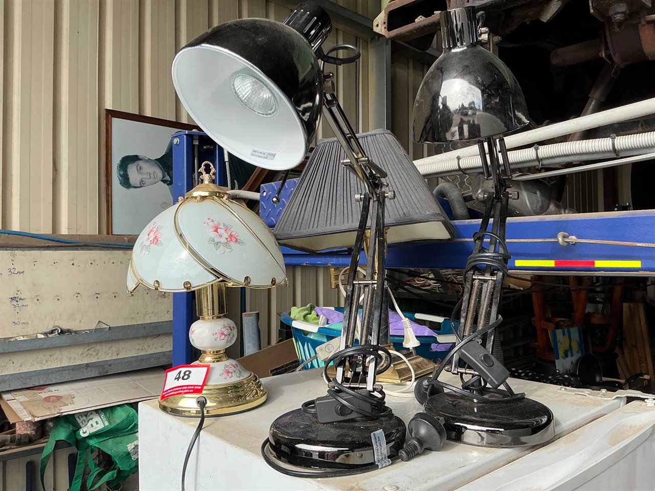 Quantity of 4 Desk Lamps (Collect From Greenfields )