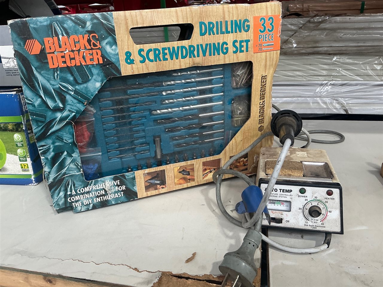 Auto Temp Elec and Drill Bit Set