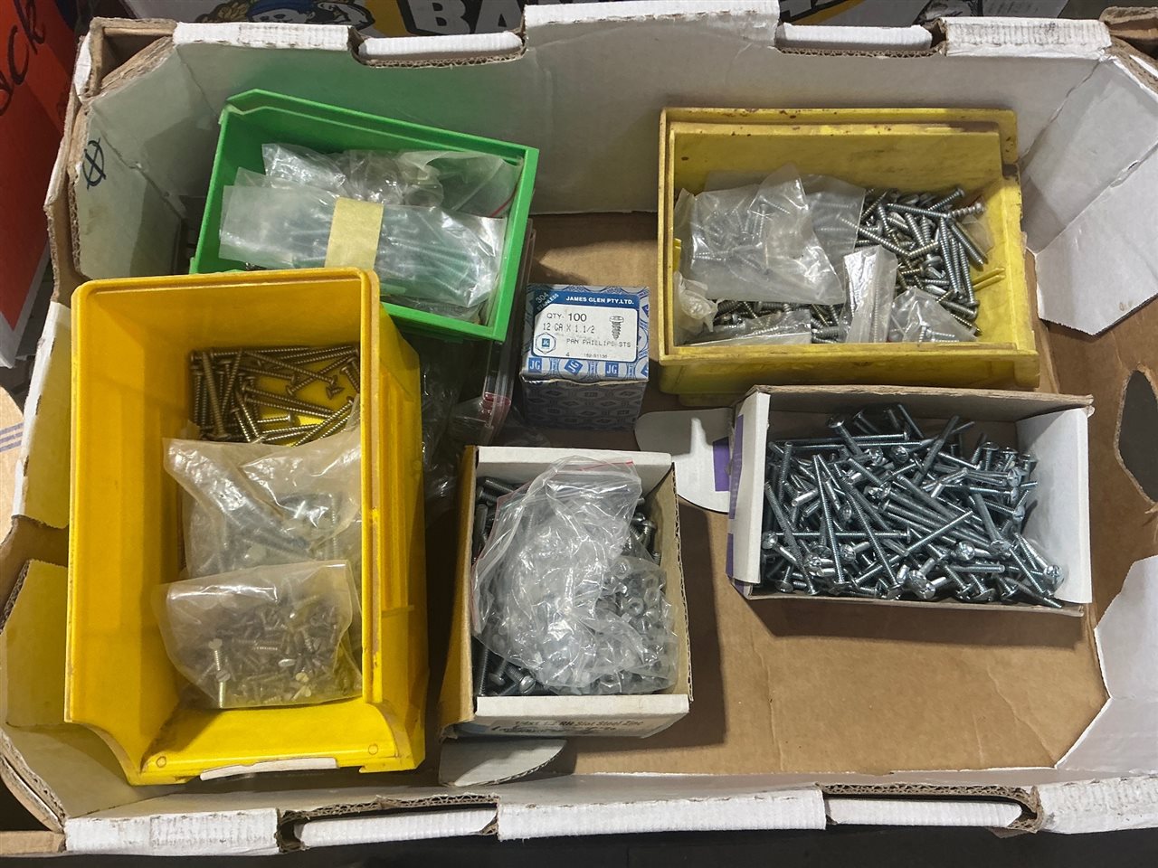 Box of Fasteners / Bolts