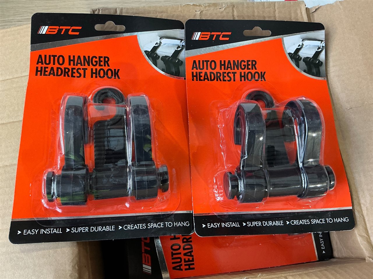 Auto Hanger Headrest Hook- Quantity of 12
