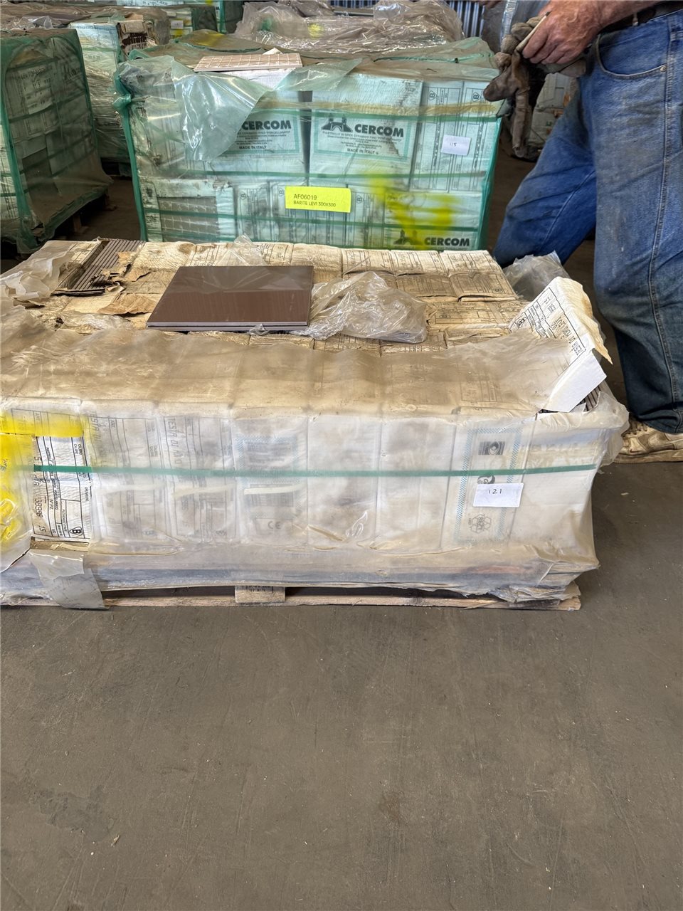 Maroon Levigato Porcelain 300 x 300 22 boxes 15 pcs per box 28 sqm IRP $1500