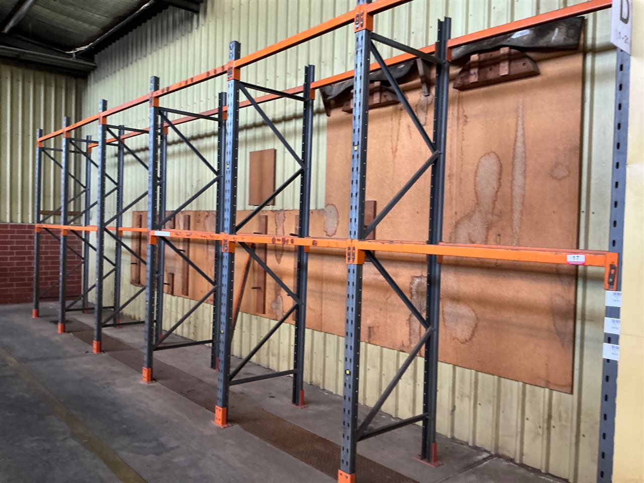 Pallet Racking, Dexion- 6 Half Bays - Overall Length 8.9  mm Approx  3 Metre H