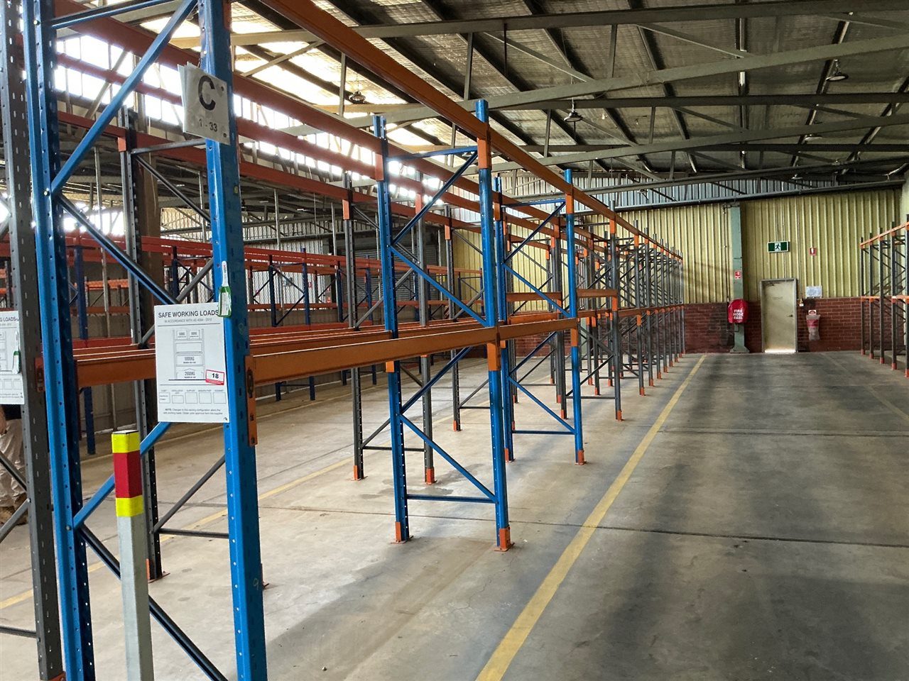 Pallet Racking, Dexion-3 Full Size l Bays and   6 Half Bays - Overall Length 21. 7 M Approx  3 Metre H