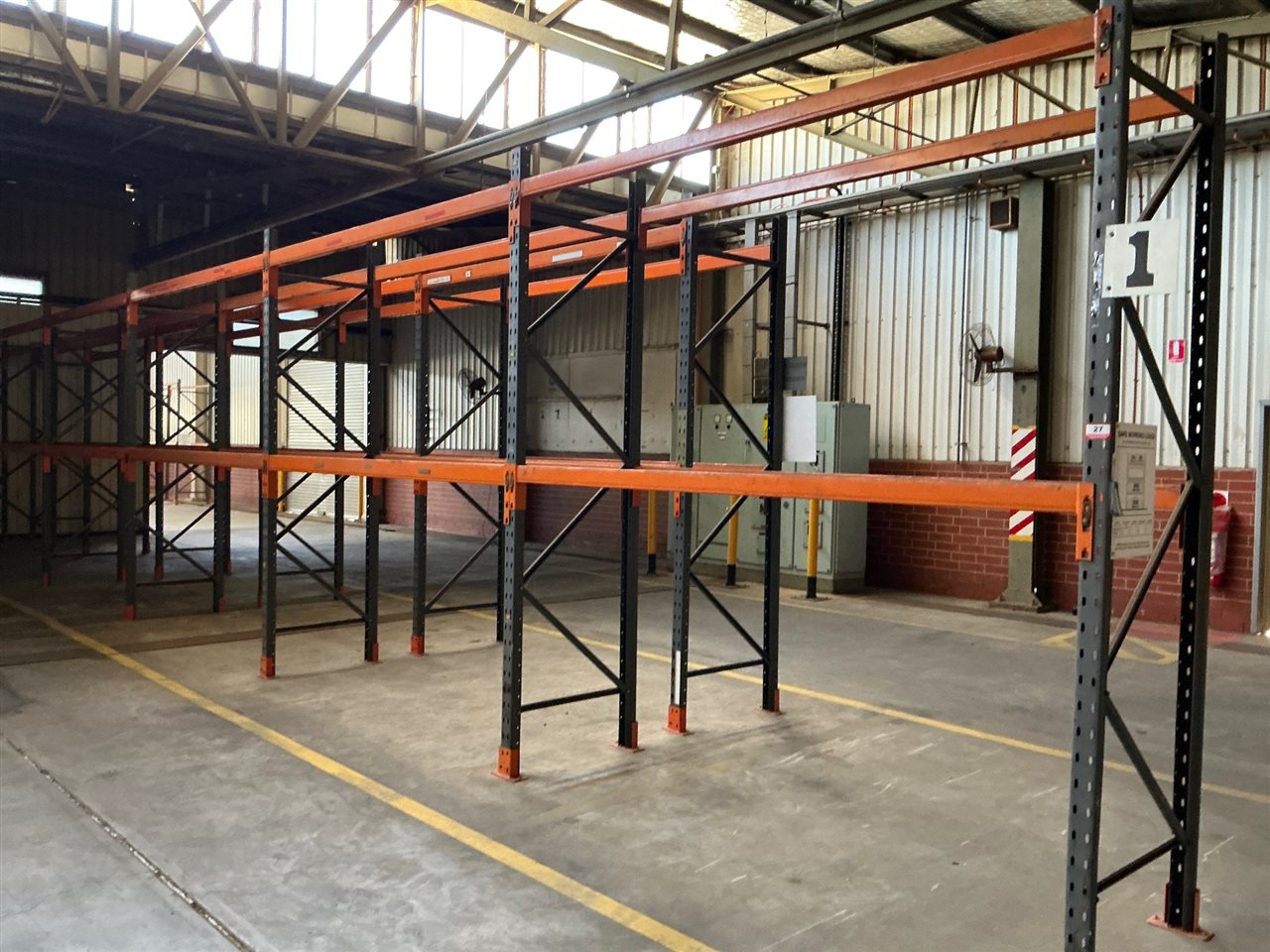Pallet Racking, Dexion-6  Bays - Overall Length 17 .2 Approx  3 Metre H