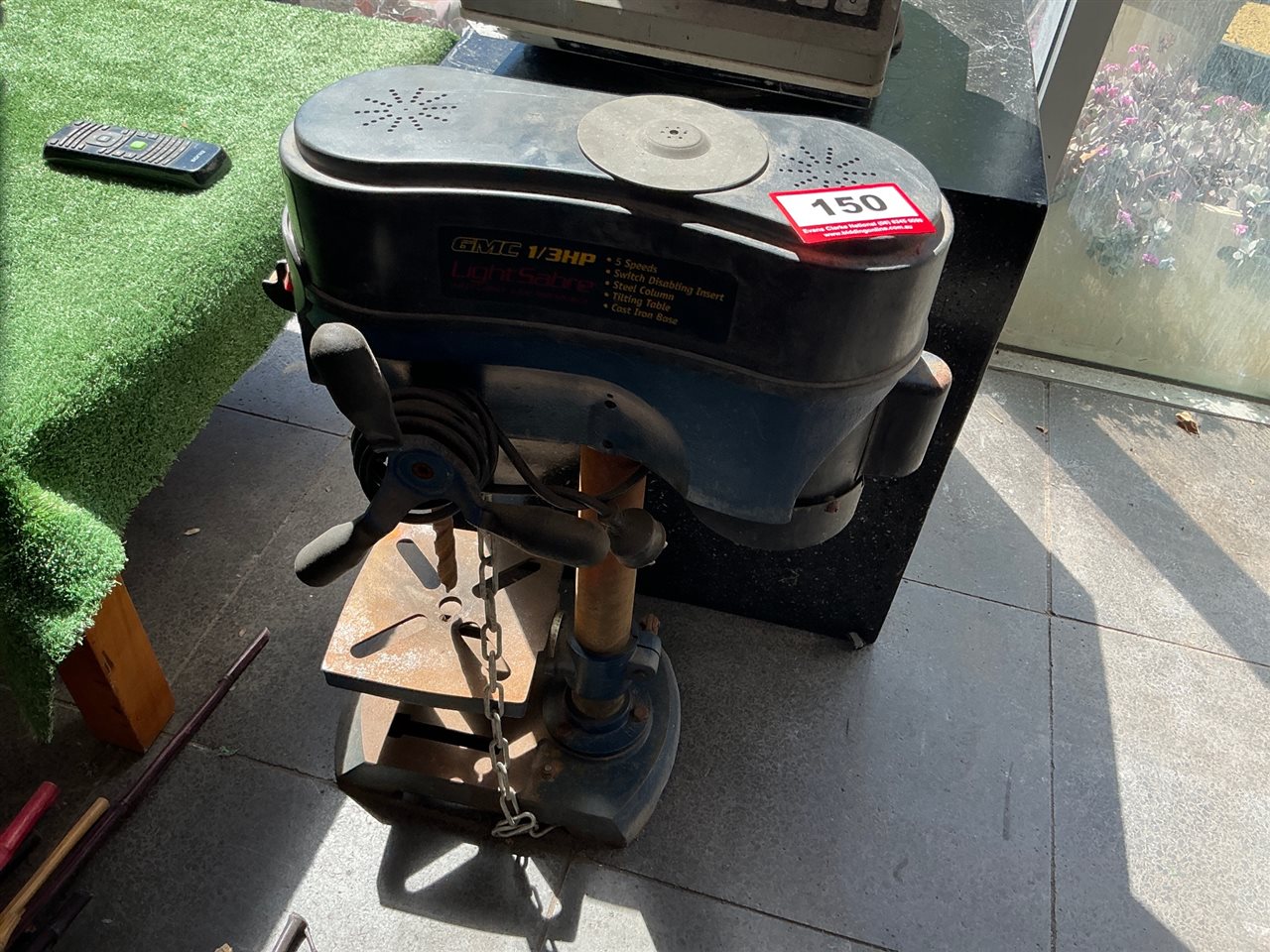 GMC Light Sabre 1/3HP 5-Speed Bench Drill Press