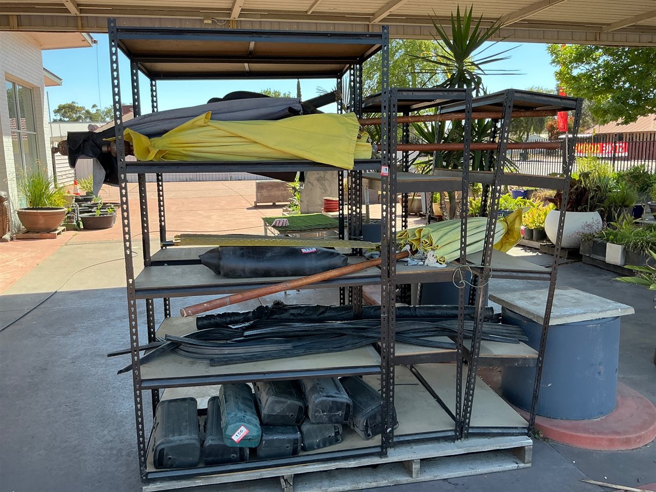 Approx 3 Black Steel Boltless Shelving Units on Pallet
