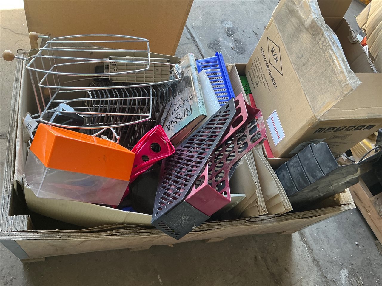 Quantity of Office Supllies - Folders , Staplers , Books , File Racks