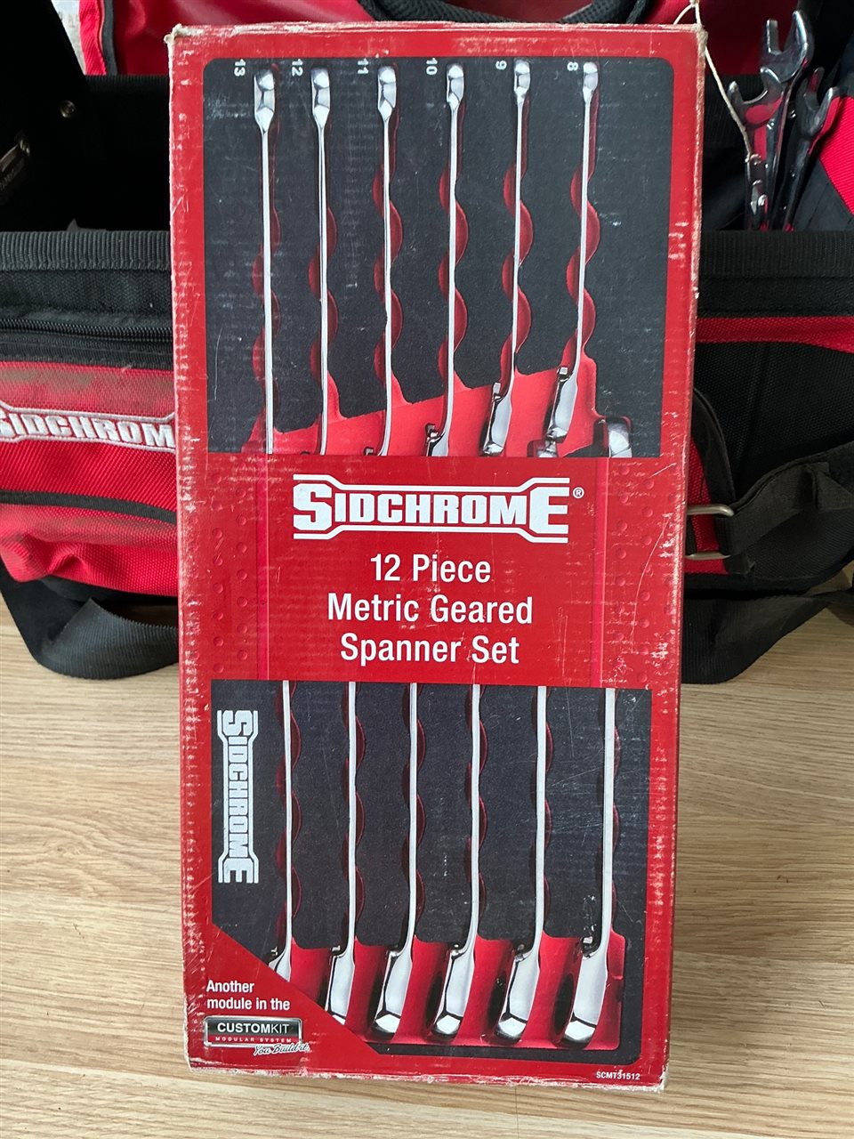 Sidchrome  12 PCE.Metric Geared Spanner Set