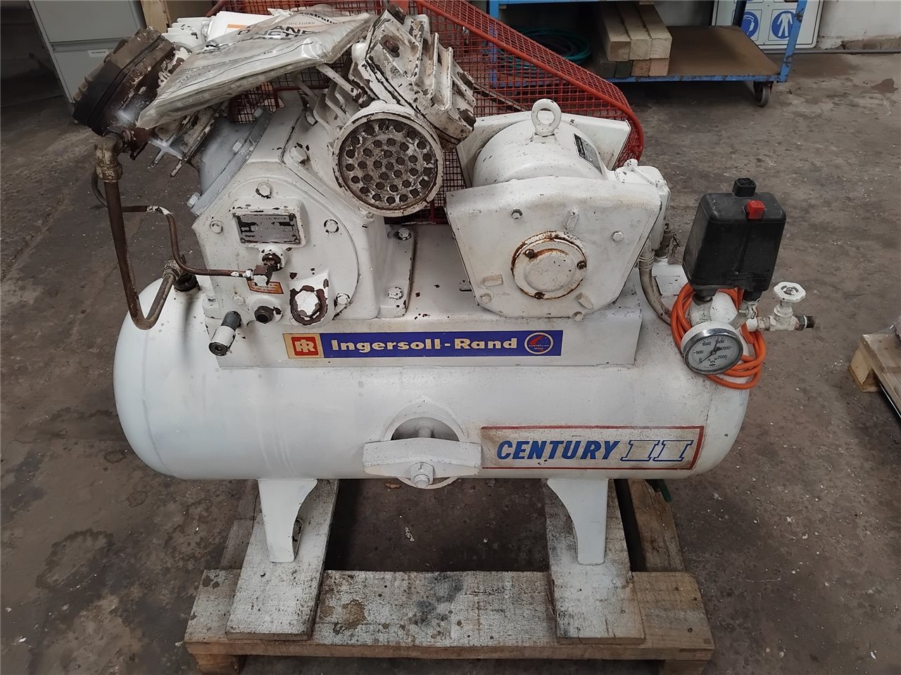 Air Compressor Ingersoll Rand Twin Cylinder 1380kPa 5.5hp 3 Phase