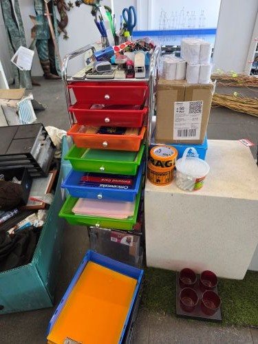Mobile Document Drawer and Stationery