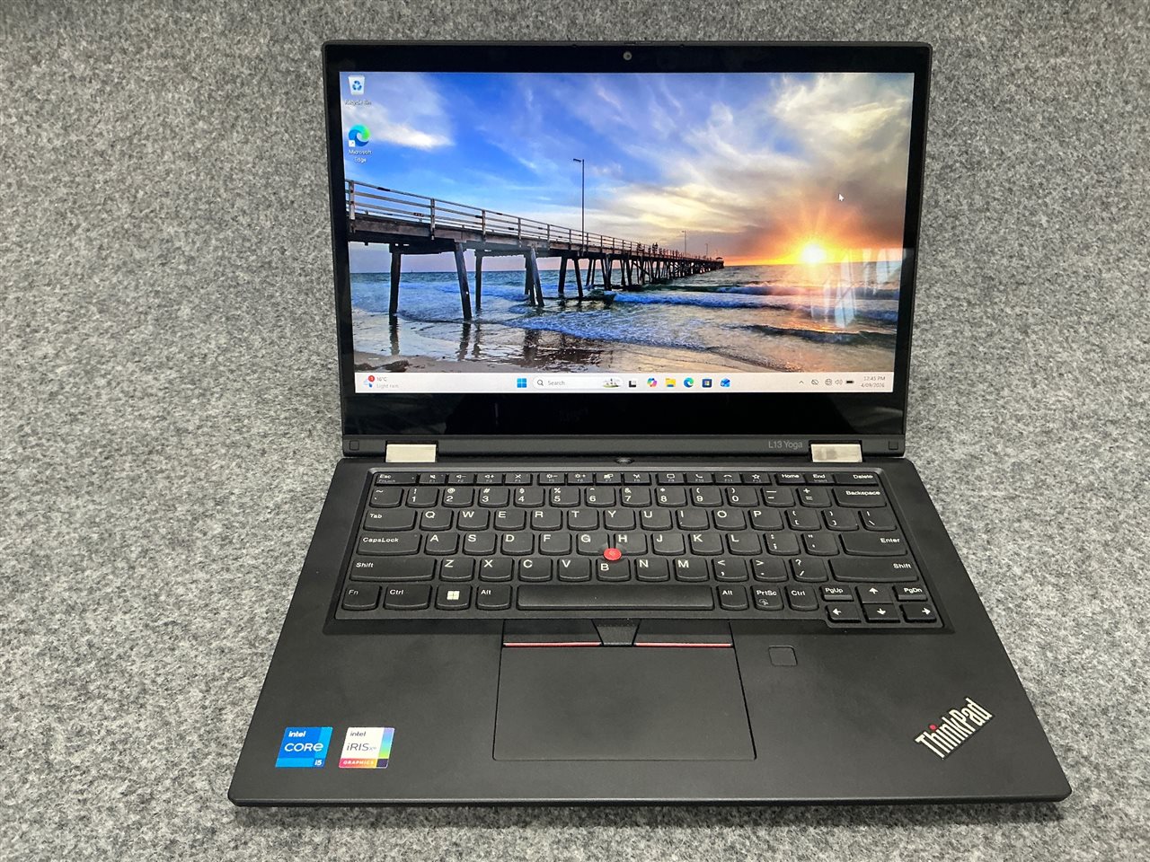Lenovo 20VKCTO1WW ThinkPad L13 Yoga Gen 2 - Intel Core i5-1135G7, 16 GB RAM, 256GB NVMe SSD with Adapter