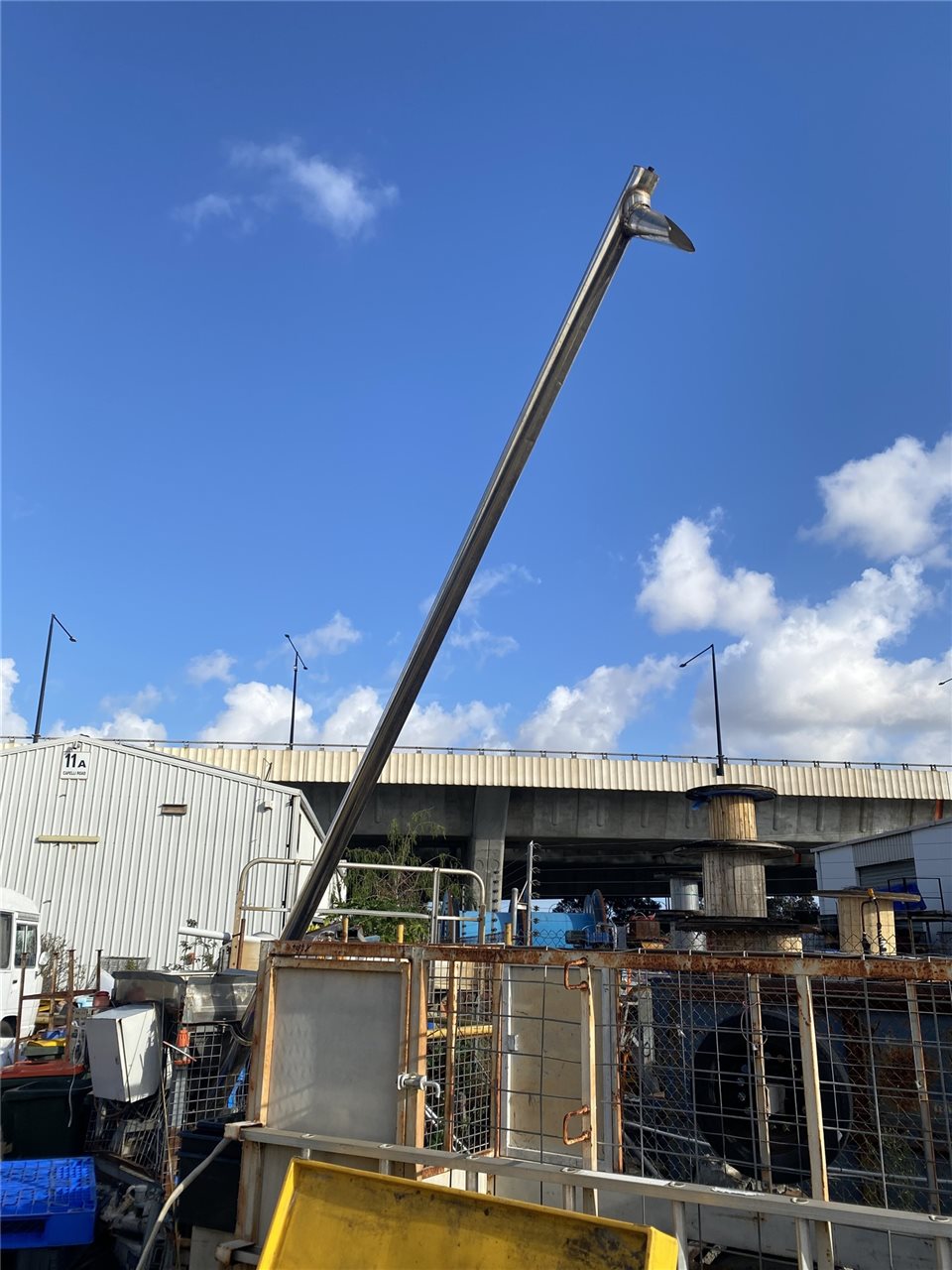 Auger -Stainless  Steel - Approx 5 to 6 Metre High - 3 phase -415 volt ( Collect From Wingfield )