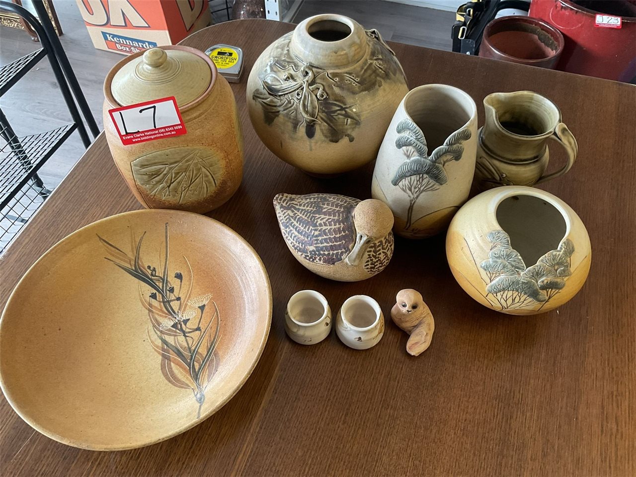 Decorative Pottery, Platter, Vases, Jug Etc
