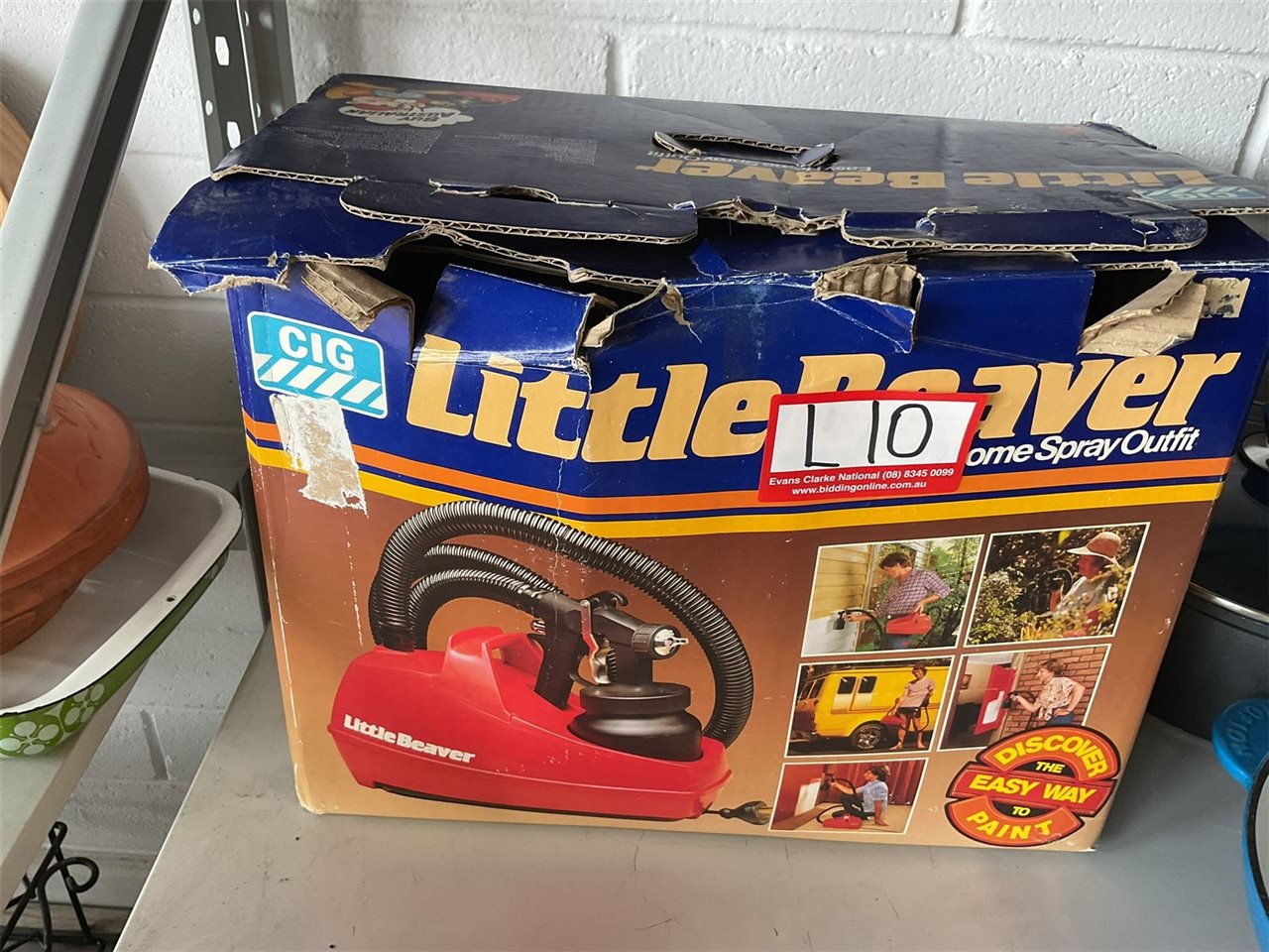 Little Beaver Spray Outfit Paint, The Easy Way To Paint, Electric, Untested, "Sold As Is"