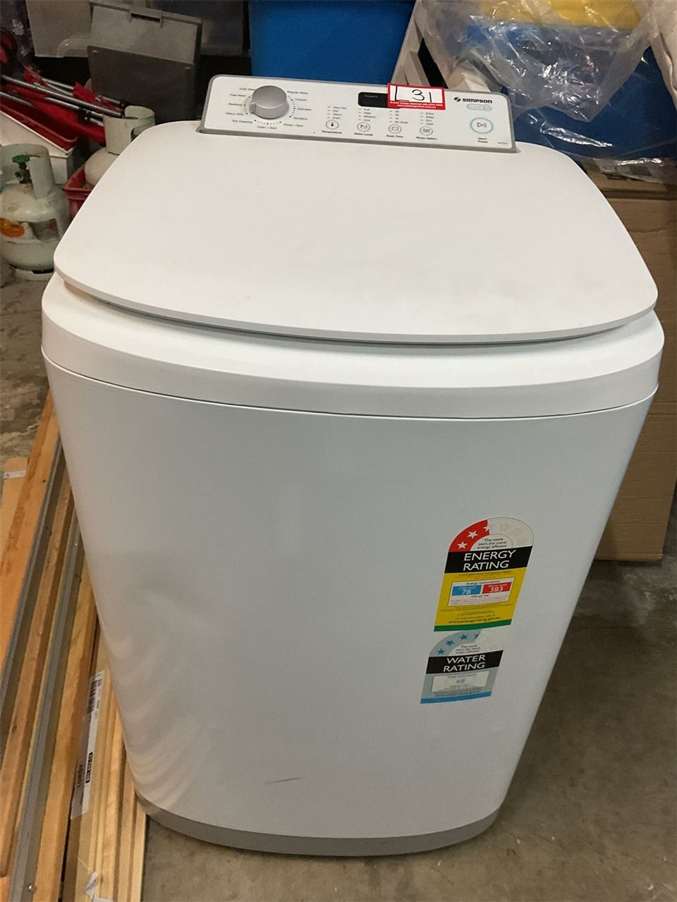 Simpson EziSet 5.5 Kg Washing Machine "Sold As Is"