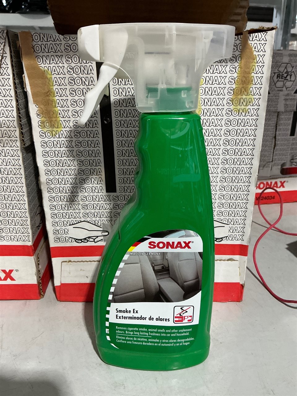 Sonax Smoke EX - Smell Elimator - Quantity of 6 Spray Cans- 250 Ml