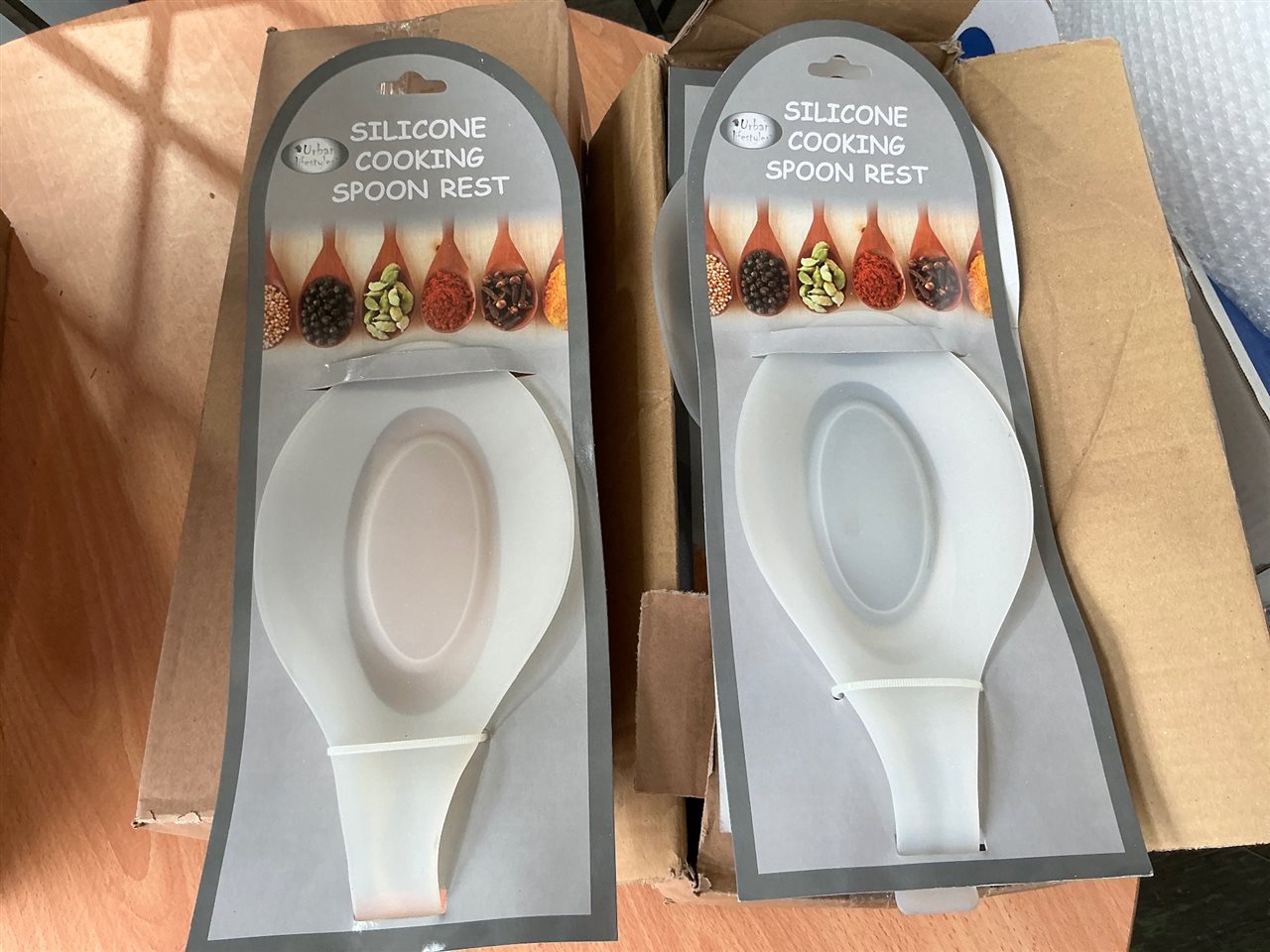Silicone Kitchen Spoon Rests -Quantity of 24