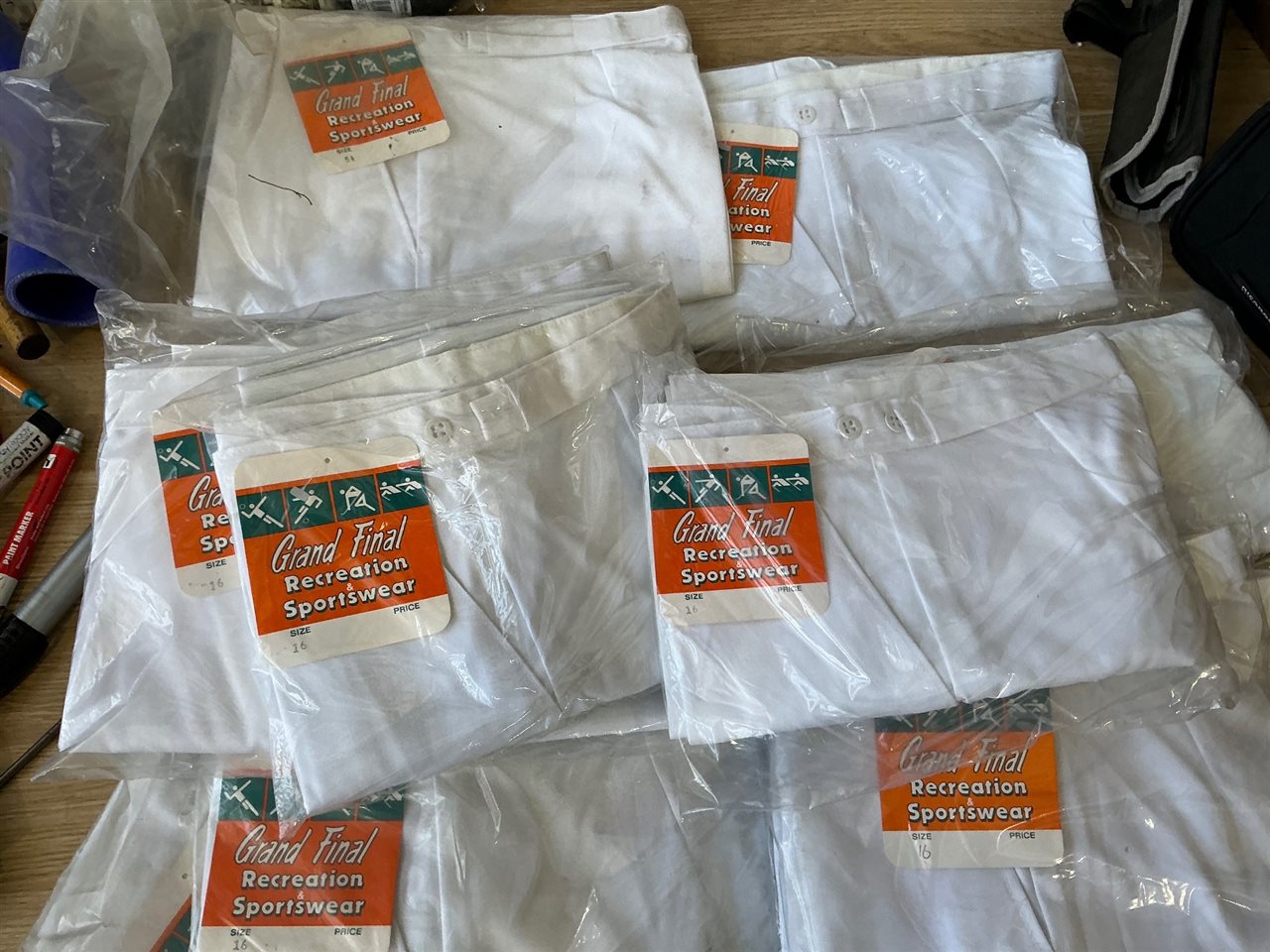White Cricket trousers-Qty of 12