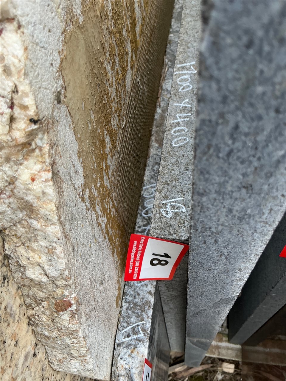Granite Slab, Black, 1700 x 400 x 30mm approx.
