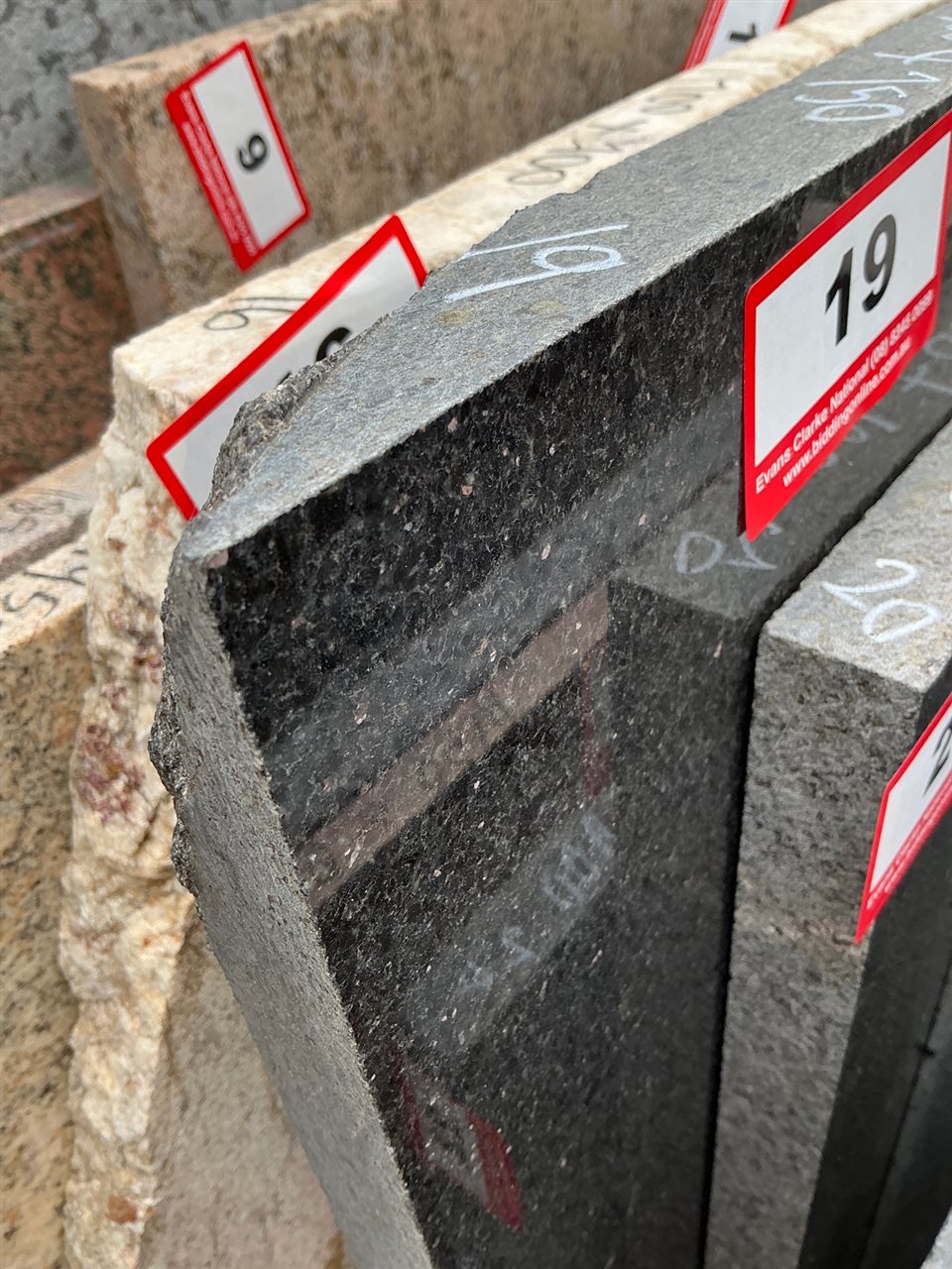 Granite Slab, Black, 1300 x 750 x 30mm approx.