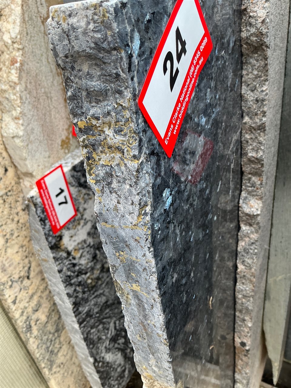 Granite Slab, Blue, 1600 x 600 x 30mm approx.