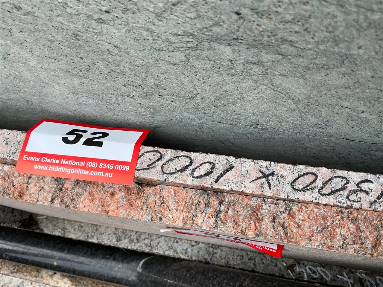 Granite Slab, Salmon, 1300 x 1000 x 20mm approx.