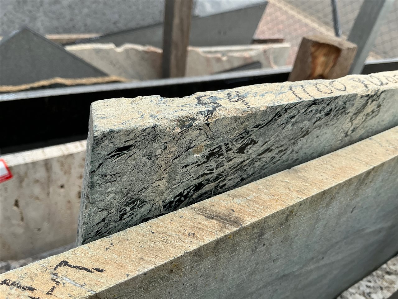 Granite Slab, Green, 1100 x 1200 x 20mm approx.