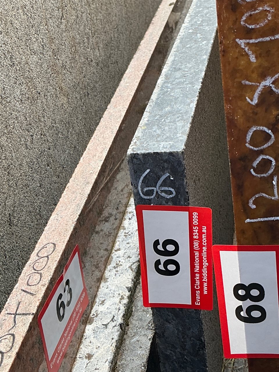 Granite Slab, Blue, 1200 x 1100 x 30mm approx.