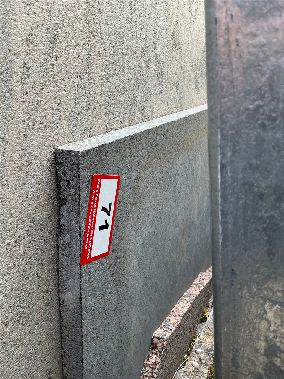 Granite Slab, Black, 1100 x 1100 x 20mm approx.